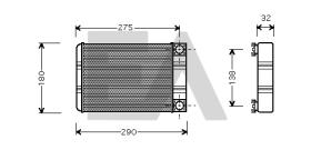 ElectroAuto 45C50017 - RADIADOR CALEFACCION MERCEDES BENZ