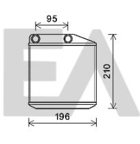 ElectroAuto 45C54037 - RADIADOR CALEFACCION VAUXHALL