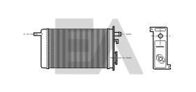 ElectroAuto 45C60007 - RADIADOR CALEFACCION RENAULT