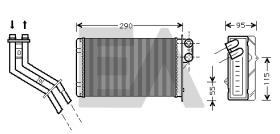 ElectroAuto 45C60014 - RADIADOR CALEFACCION RENAULT