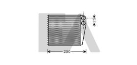 ElectroAuto 45C77017 - RADIADOR CALEFACCION VOLKSWAGEN