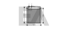 ElectroAuto 45C77019 - RADIADOR CALEFACCION VOLKSWAGEN