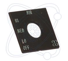 ElectroAuto 90R0011 - PLACA MANDO AIRE 32X32 VARIO