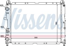 Nissens 60024 - RADIADOR ALFA ROMEO 155(167)(92-)1.