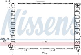 Nissens 60049 - RADIADOR ALFA ROMEO 156(932)(97-)1.
