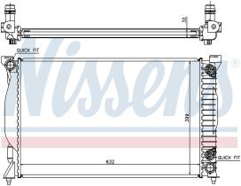 Nissens 60300A - RADIADOR AUDI A 4/S 4(B6.B7)(00-)2.
