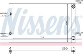Nissens 60427 - RADIADOR AUDI A 8/S 8(4E)(03-)4.2 I