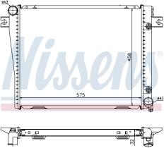 Nissens 60601A - RADIADOR BMW 5 E28(80-)M 535 I