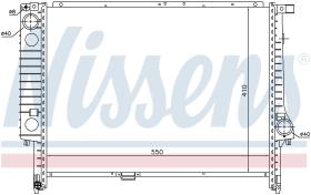 Nissens 60605 - RADIADOR BMW Z3 E36(95-)M 3.2 I