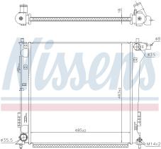 Nissens 606098 - RADIADOR HYUNDAI TUCSON(TL)(15-)2.0