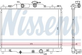 Nissens 606117 - RADIADOR MAZDA CX-3 (DK) (15-) 2.0