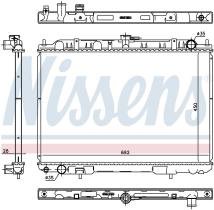 Nissens 606160 - RADIADOR NISSAN X-TRAIL(T30)(01-)2.