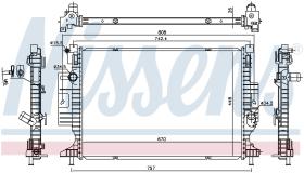 Nissens 606215 - RADIADOR FORD C-MAX(CB7.CEU)(10-)2.