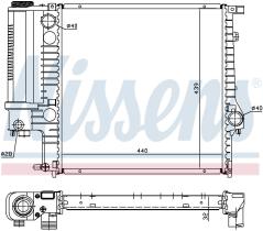 Nissens 60623 - RADIADOR BMW 3 E36 COMPACT (94-) 31