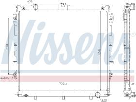 Nissens 606523 - RADIADOR TOYOTA SEQUOIA II(07-)4.6