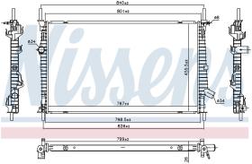 Nissens 606537 - RADIADOR FORD TRANSIT (TTG) (13-) 2