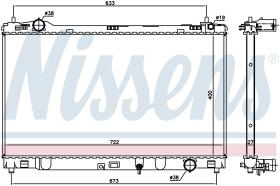 Nissens 606547 - RADIADOR LEXUS IS III (ASE30, AVE30