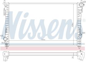 Nissens 606559 - RADIADOR FORD EDGE I (U387) (06-) 3