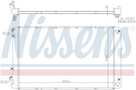 Nissens 606608 - RADIADOR HYUNDAI IONIQ (16-) 1.6 GD