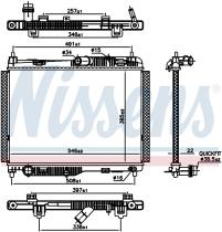 Nissens 606661 - RADIADOR FORD FIESTA VII(CE1)(17-)1