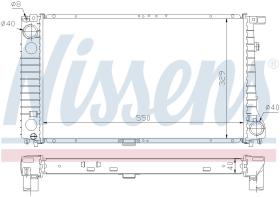 Nissens 60757A - RADIADOR BMW 3 E36(90-)318 TDS