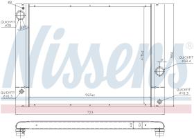 Nissens 60772 - RADIADOR BMW-BRILLIANCE 5 E60 520LI