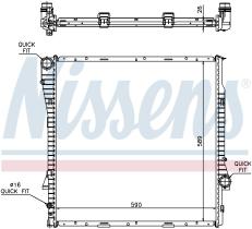 Nissens 60788A - RADIADOR BMW X5 E53(00-)X5 3.0D