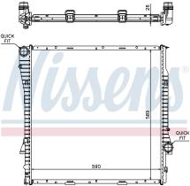 Nissens 60789A - RADIADOR BMW X5 E53(00-)X5 3.0D