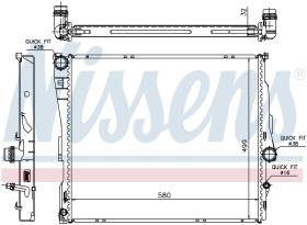 Nissens 60807 - RADIADOR BMW X3 E83(04-)X3 2.5SI