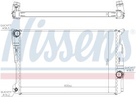 Nissens 60809 - RADIADOR BMW X4 F26(13-)X4 M40IX