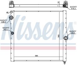 Nissens 60826 - RADIADOR BMW X5 E70(07-)X5M