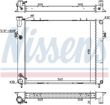 Nissens 609891 - RADIADOR JEEP GRAND CHEROKEE (ZJ.ZG