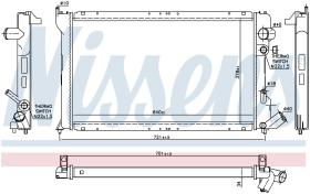 Nissens 61231 - RADIADOR CITROEN XANTIA(X1.X2)(93-)