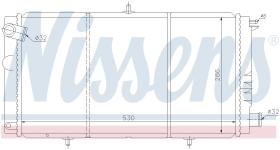 Nissens 61351 - RADIADOR CITROEN C 15(VD)(84-)1.3