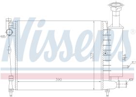 Nissens 61354 - RADIADOR CITROEN AX(ZA)(86-)1.4 D