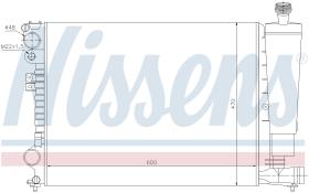 Nissens 61396 - RADIADOR CITROEN EVASION(22.U6)(94-