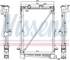 Nissens 61441A - RADIADOR DAF CF 65(01-)250
