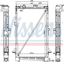 Nissens 61442A - RADIADOR DAF CF 85(01-)380