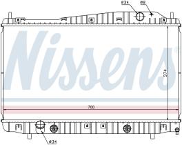 Nissens 61639 - RADIADOR CHEVROLET EVANDA(02-)2.0 I