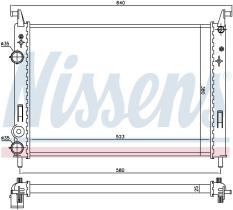 Nissens 61682 - RADIADOR FIAT PALIO WEEKEND(178)(96