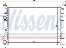 Nissens 61683 - RADIADOR FIAT ALBEA(178)(02-)1.4 I