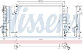 Nissens 61687 - RADIADOR CHEVROLET AVEO(T250.T255)(