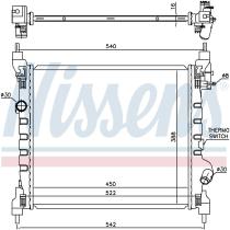 Nissens 61689 - RADIADOR CHEVROLET SPARK(M300)(10-)
