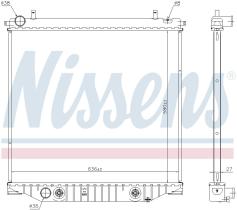 Nissens 616909 - RADIADOR CHEVROLET TRAILBLAZER II (