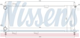 Nissens 617731 - RADIADOR FIAT PANDA(141)(80-)1.1 I