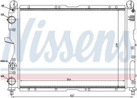 Nissens 61869 - RADIADOR LANCIA DEDRA(835)(89-)1.8