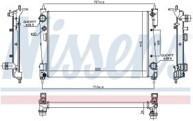Nissens 61915 - RADIADOR OPEL CORSA D(06-)1.3 CDTI
