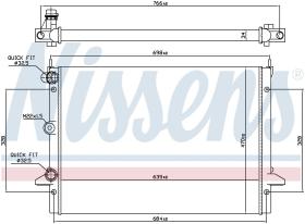 Nissens 62013 - RADIADOR FORD GALAXY II(VY)(00-)2.3