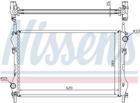 Nissens 62044A - RADIADOR FORD TRANSIT (FY) (00-) 2.