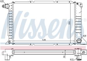 Nissens 62080A - RADIADOR FORD TRANSIT(EY)(94-)2.5 T